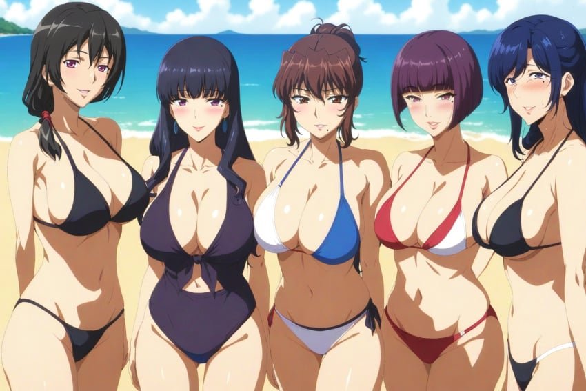 itsuki shima - kaori sakaki - katsuragi aiko - miyama kaori (futei with the animation) - yotsu...jpg